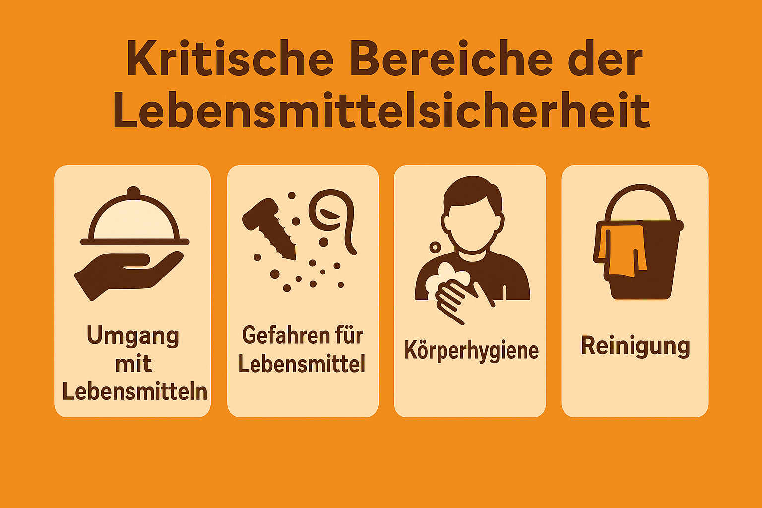 Kritische Bereiche der Lebensmittelsicherheit
