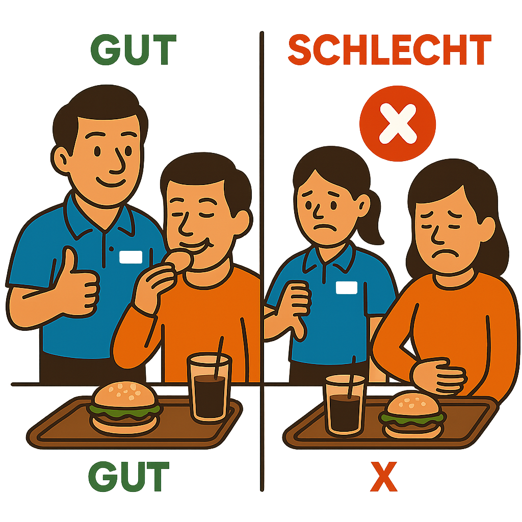Umgang mit Lebensmitteln